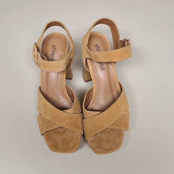 Jeffrey Campbell Tan Platform Sandals - Picture 4 of 13